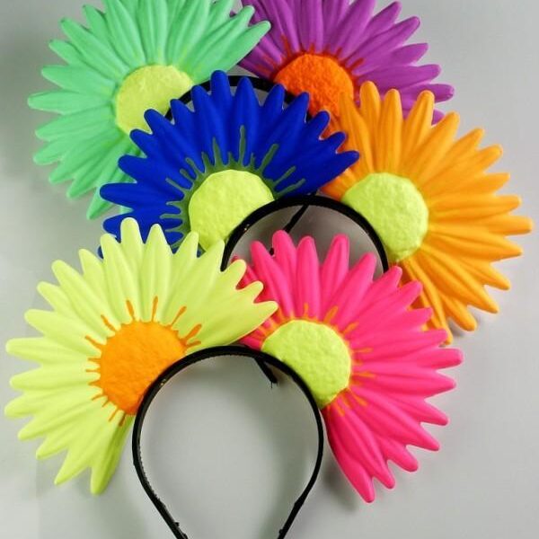 VINCHA FLOR DOBLE GAPE X6