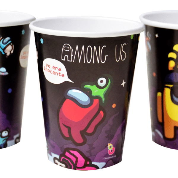 VASO P/PAPEL AMONG US X10