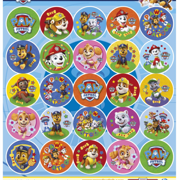 AUTOADHESIVO PAW PATROL (X12) X2