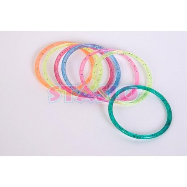 PULSERA GRUESA C/BRILLO ST X12