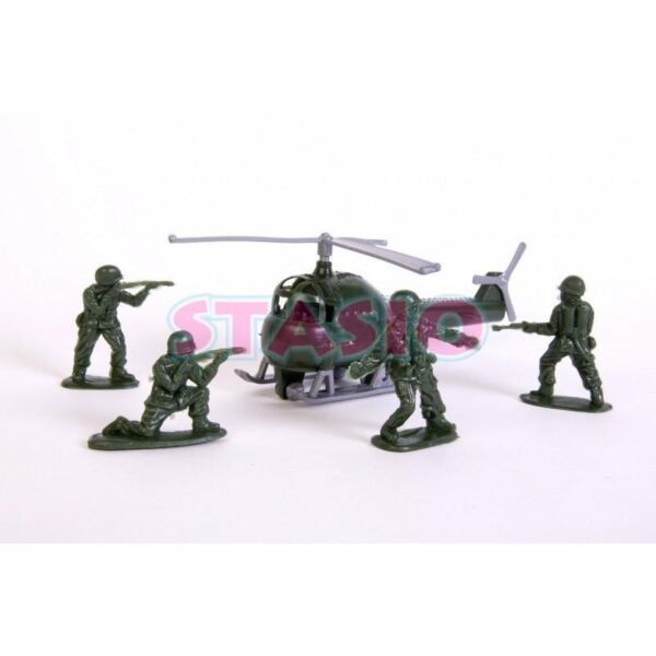 HELICOPTERO C/12 SOLDADOS X1