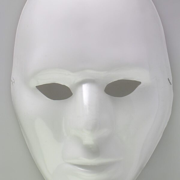 CARETA HOMBRE BLANCA X1