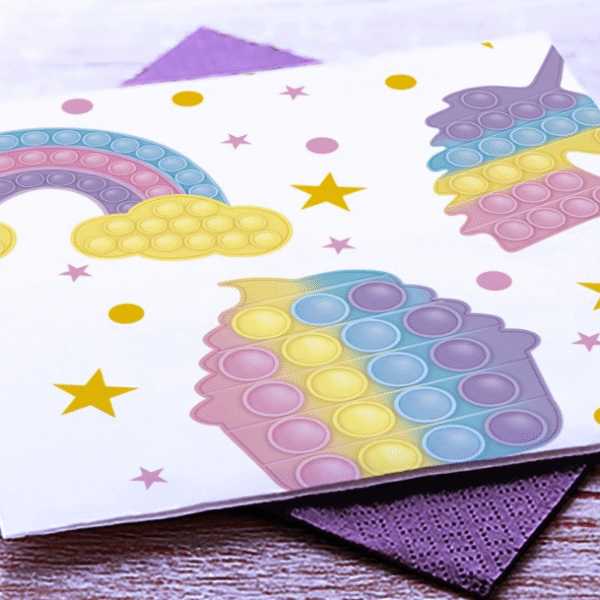 SERVILLETA POP IT X20