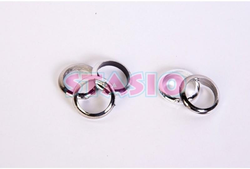 ANILLO ALIANZA PLAST. PLATA X50