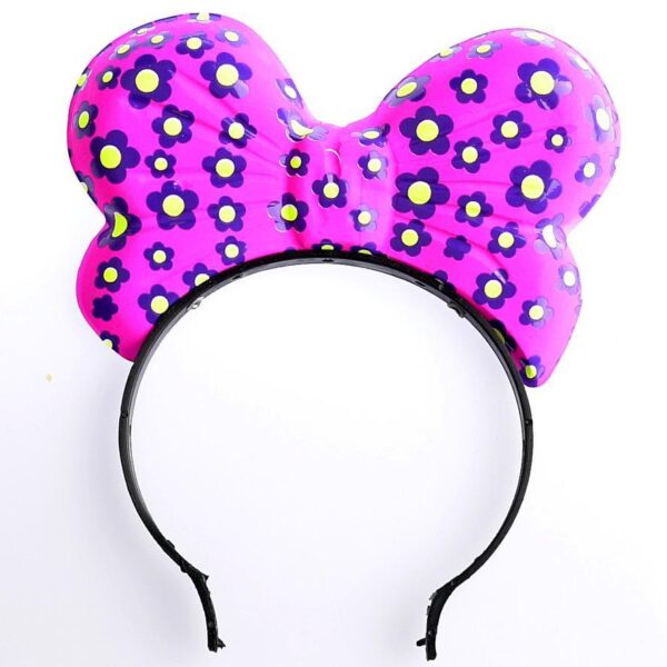 VINCHA C/MOÑO FLUO GAPE X6