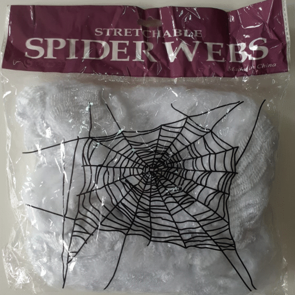 TELA ARAÑA 100GRS BCA Y NEG X1