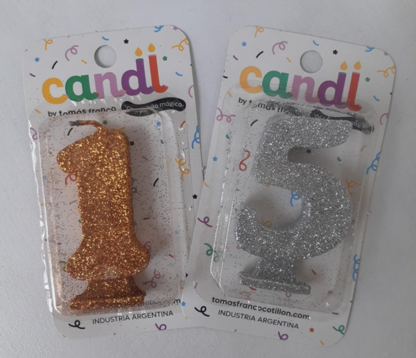 VELA PLATA BRILLO Nº8 X1