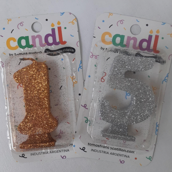 VELA PLATA BRILLO Nº3 X1