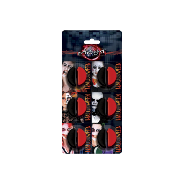 MAQUILLAJE ART HALLOWEEN DOBLE R/N X6