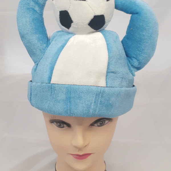 SOMBRERO ARG VIKINGO C/PELOTA X1