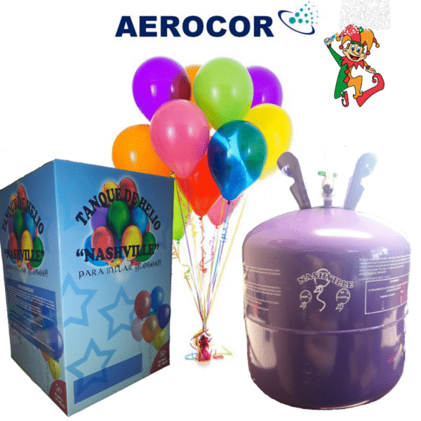 GARRAFIN HELIO 25 GLOBOS (NASHVILLE) X1