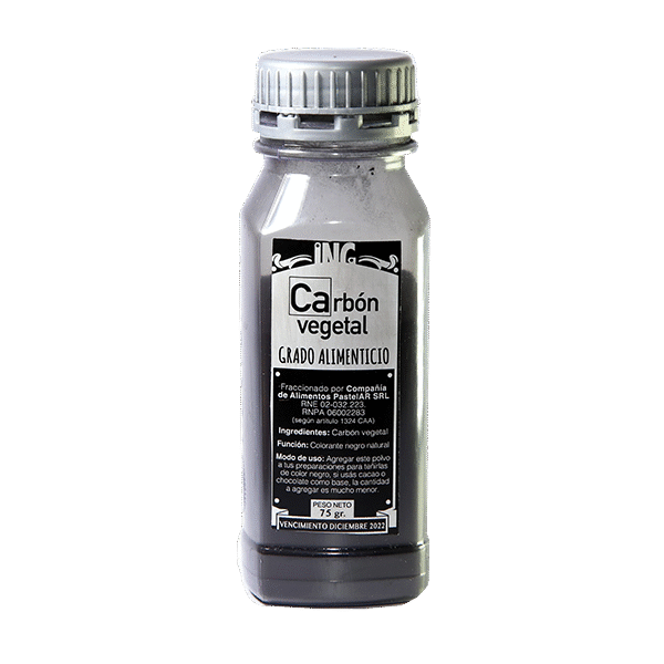 CARBON VEGETAL NAT NEGRO 75GRS X1