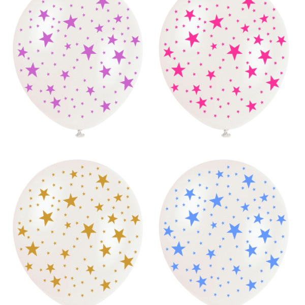 GLOBO 12" CRISTAL ESTRELLA MULT X12