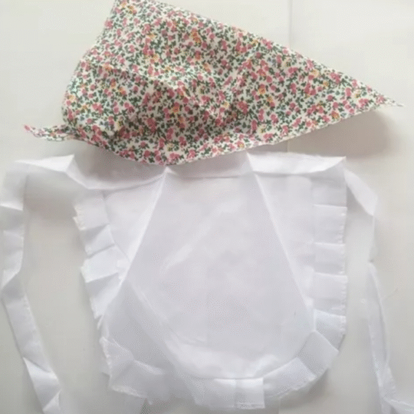 SET DELANTAL NEGRITA-PAISANA X1