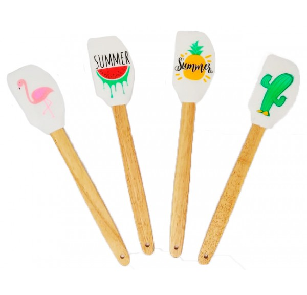 ESPATULA SILIC ESTAM MGO MADERA X1