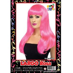 PELUCA LACIA LARGA ROSA X1