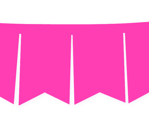 BANDERIN F/C FUCSIA FLUO X1