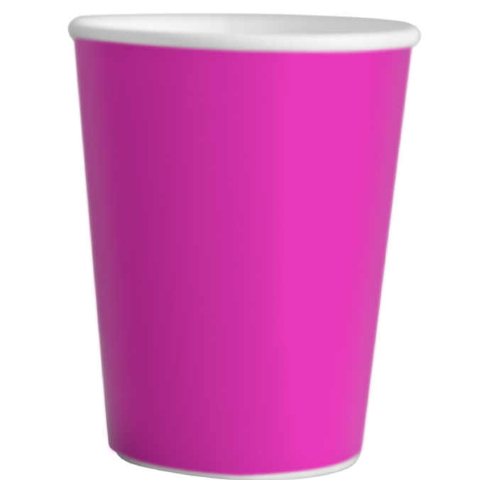 VASO POLIP FUCSIA FLUO X8