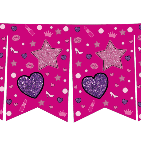 BANDERIN RECTANGULAR GIRLS X1