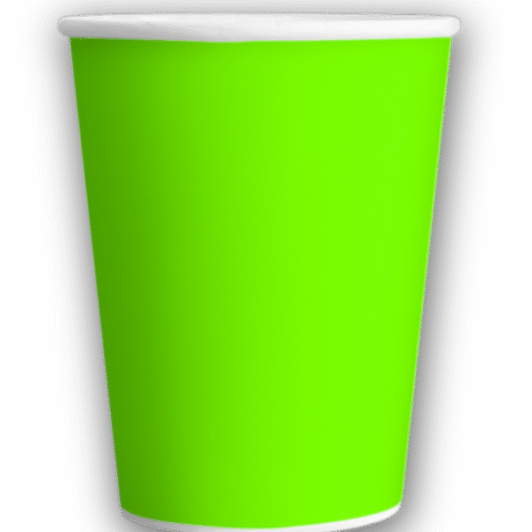 VASO POLIP VERDE FLUO X8