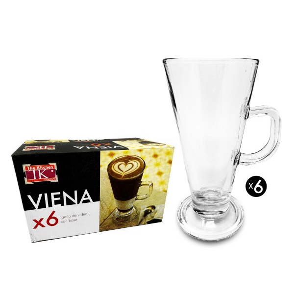 JARRO CAFE VIENA C/PIE 280ML CJA X6