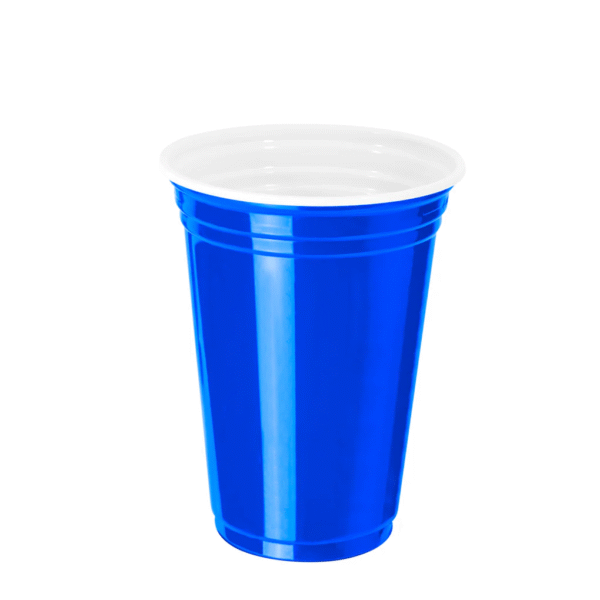 VASO AMERICANO 400ML AZUL X25