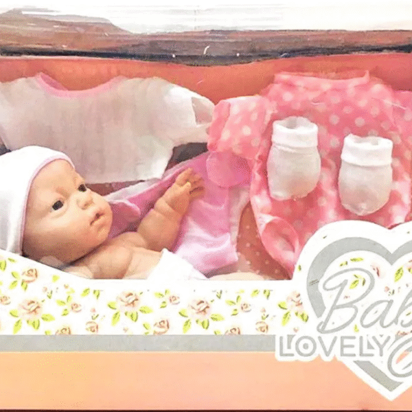 BABY LOVELY CON ROPA RECIEN NACIDO CJA X1