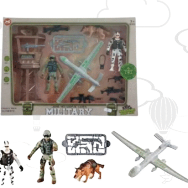 SET MILITAR CON DRONE CJA X