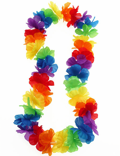 COLLAR HAWAIANO FLORES X12