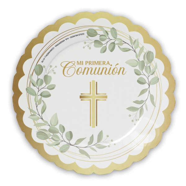 PLATO COMUNION GREEN X8