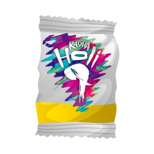 POLVO DE COLORES RADHA AMARILLO X1