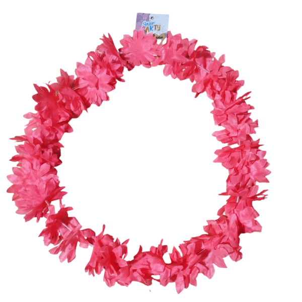 COLLAR HAWAI MARGARITAS ROSA FLUOR X1