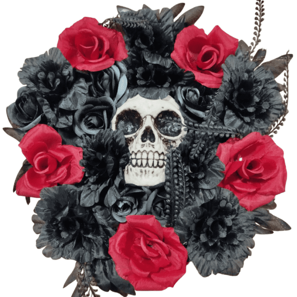 CORONA C/FLORES Y CALAVERA X1